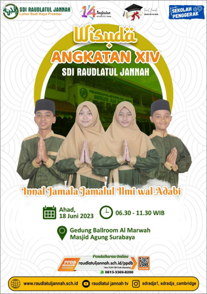 Wisuda Angkatan XIV SDI Raudlatul Jannah